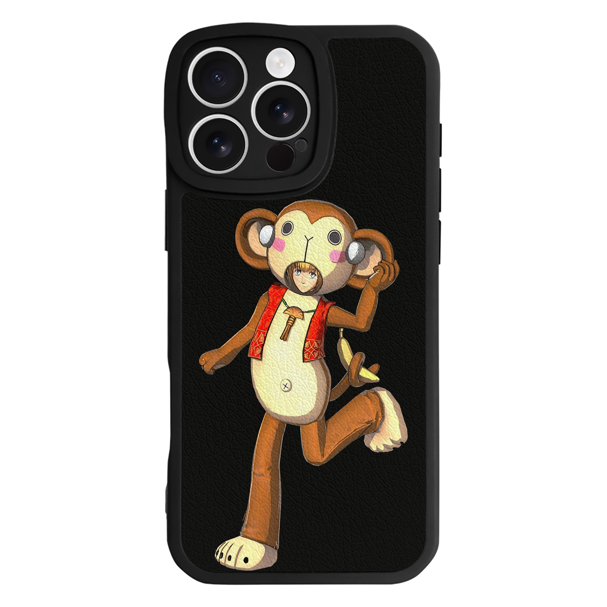 （画像用） 進撃の巨人 アルミン·アルレルト Attack on Titan Armin Arlert 【iPhone 16シリーズ対応】シリコンスマホケース（レザー調） 材質：シリコン
